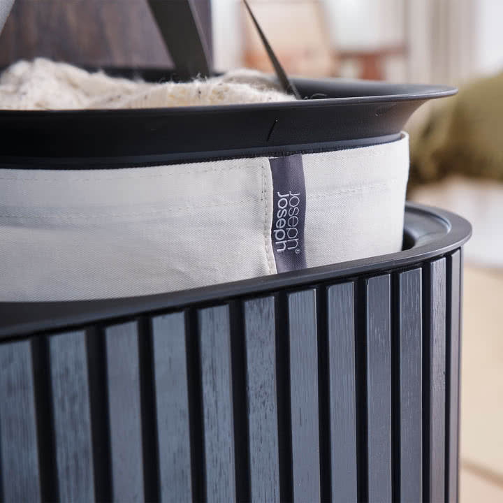 Joseph Joseph - Tota Luxe Laundry basket 90 l, bamboo black