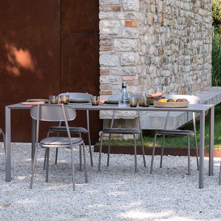 Vermobil - Fox table, 90 x 200 cm, taupe