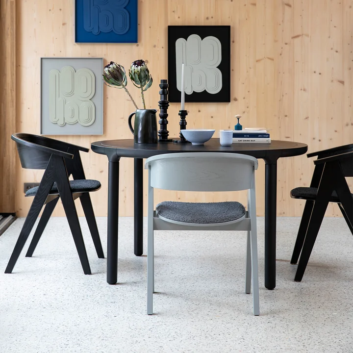Zuiver - Storm Dining table, round, black