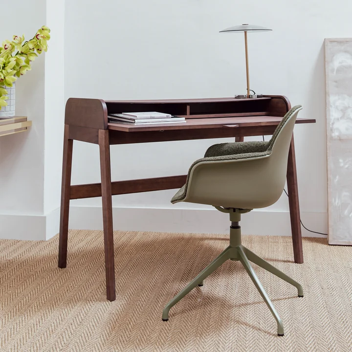 Zuiver - Barbier Writing desk, walnut