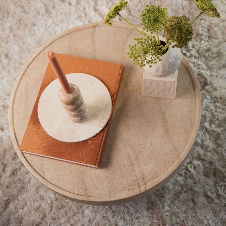 Zuiver - Noble Coffee table Ø 80 cm, beige