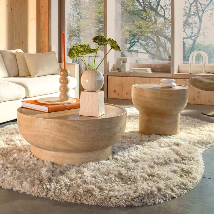 Zuiver - Noble Coffee table and side table, beige