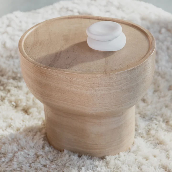 Zuiver - Noble Oval side table, beige