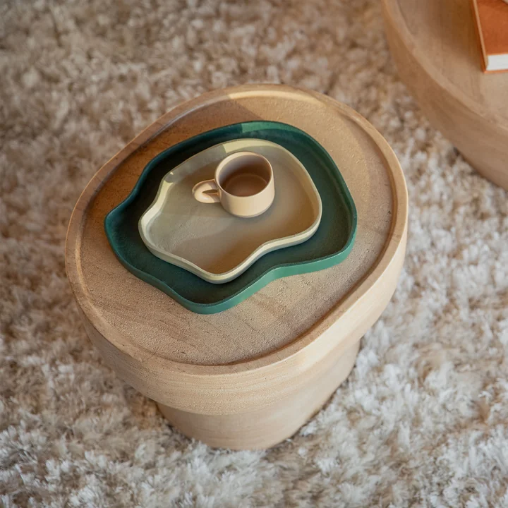 Zuiver - Noble Oval side table, beige