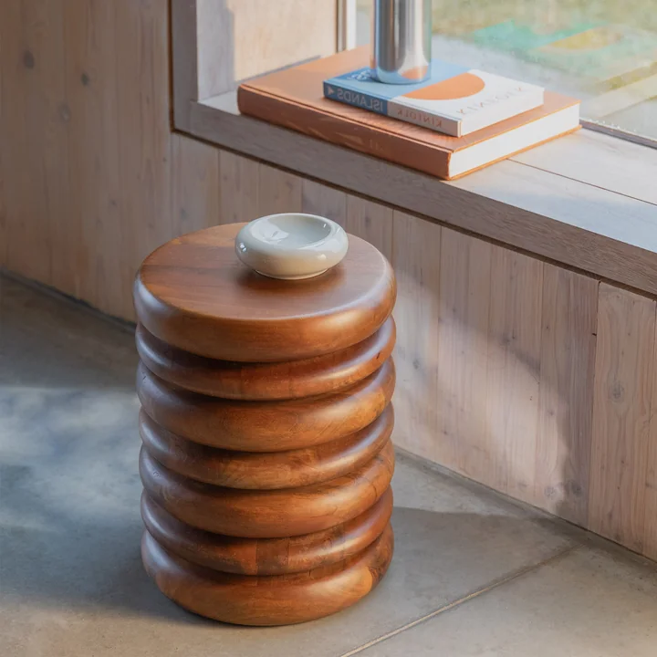 Zuiver - Disc Stool / side table, brown