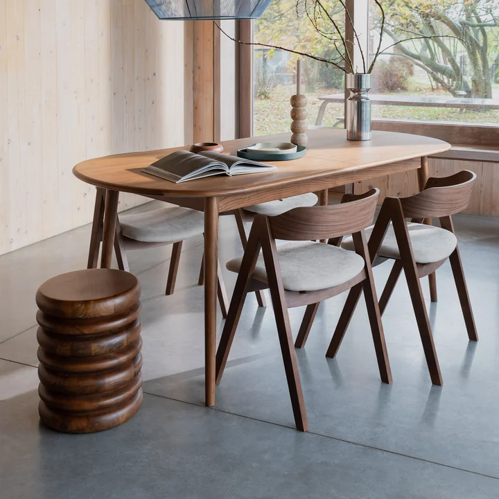 Zuiver - Disc Stool / side table, brown