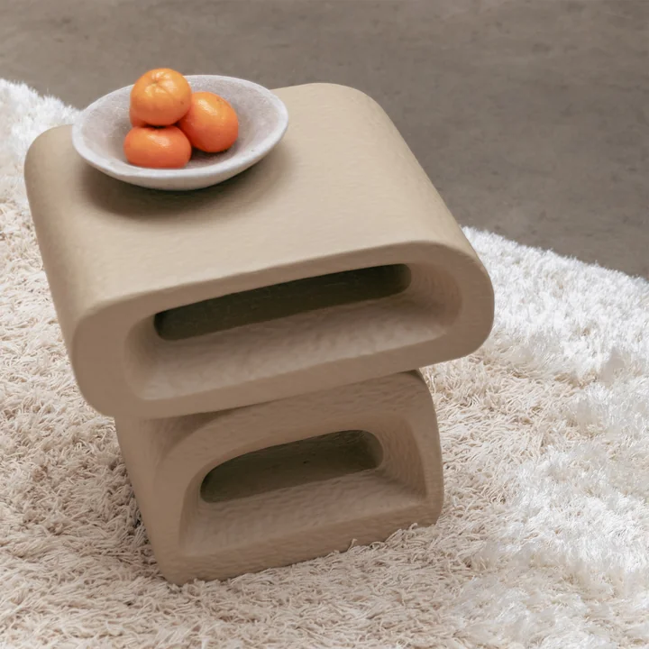 Zuiver - Eddy Side table, beige