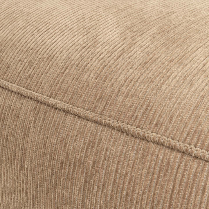 Zuiver - Fat Freddy Rib Corner sofa, caramel