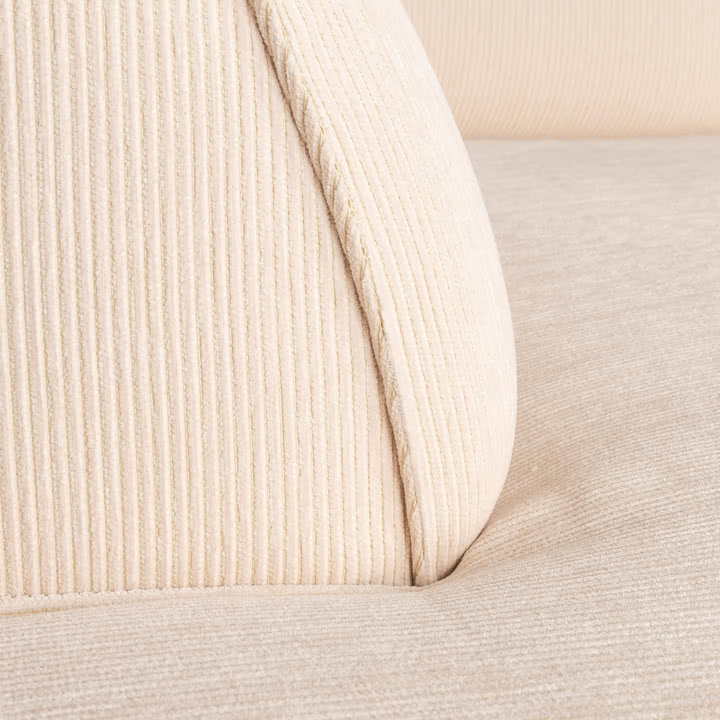 Zuiver - Fat Freddy Rib Corner sofa, natural