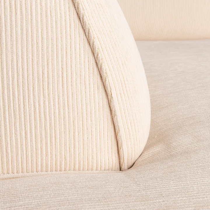 Zuiver - Fat Freddy Rib Corner sofa, natural