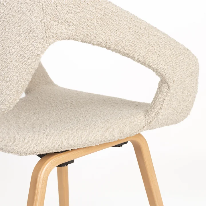 Zuiver - Flexback Chair, Boucle beige