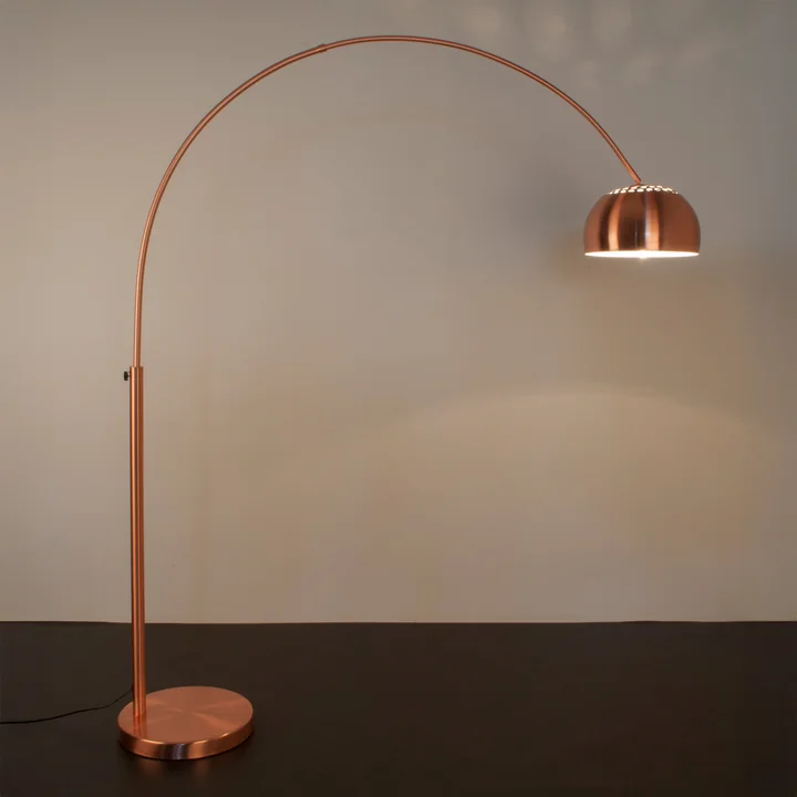 Zuiver - Metal Bow Floor lamp, copper