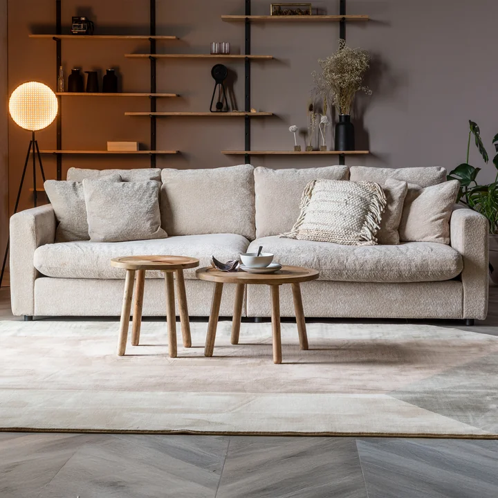 Zuiver - Sense 3-seater sofa, cream