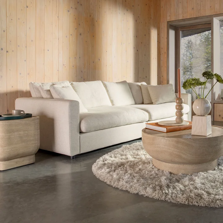 Zuiver - Sense 3-seater sofa, cream