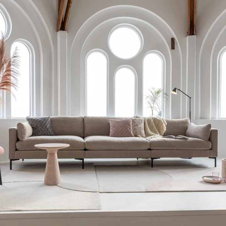 Zuiver - Summer 4.5-seater sofa, latte