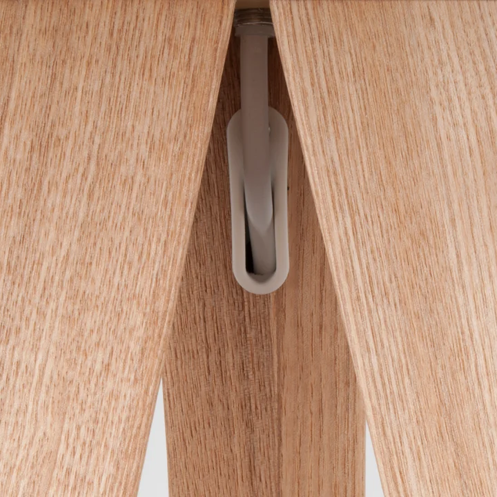 Zuiver - Tripod Wood floor lamp, oak / white