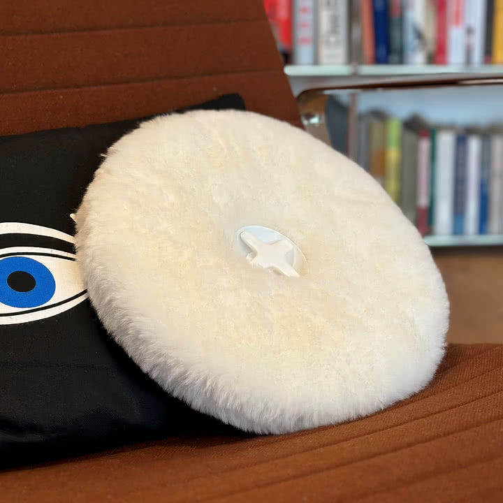 Authentics - Pill hot water bottle, sheepskin, cream