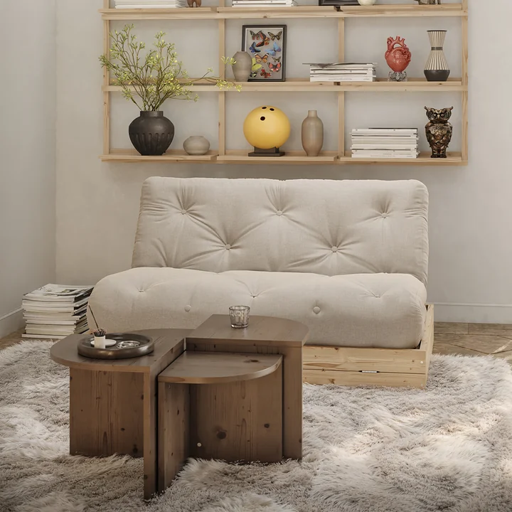 Karup Design - Flip Raw day bed, 140 x 200 cm, natural pine / beige (747)