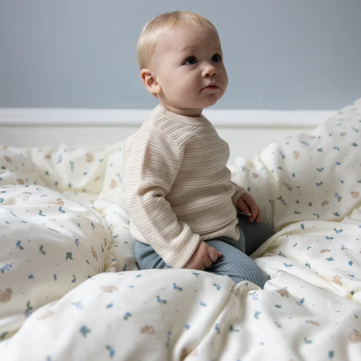 Cam Cam Copenhagen - Bed linen, 140 x 200, 60 x 65 cm, blueberries