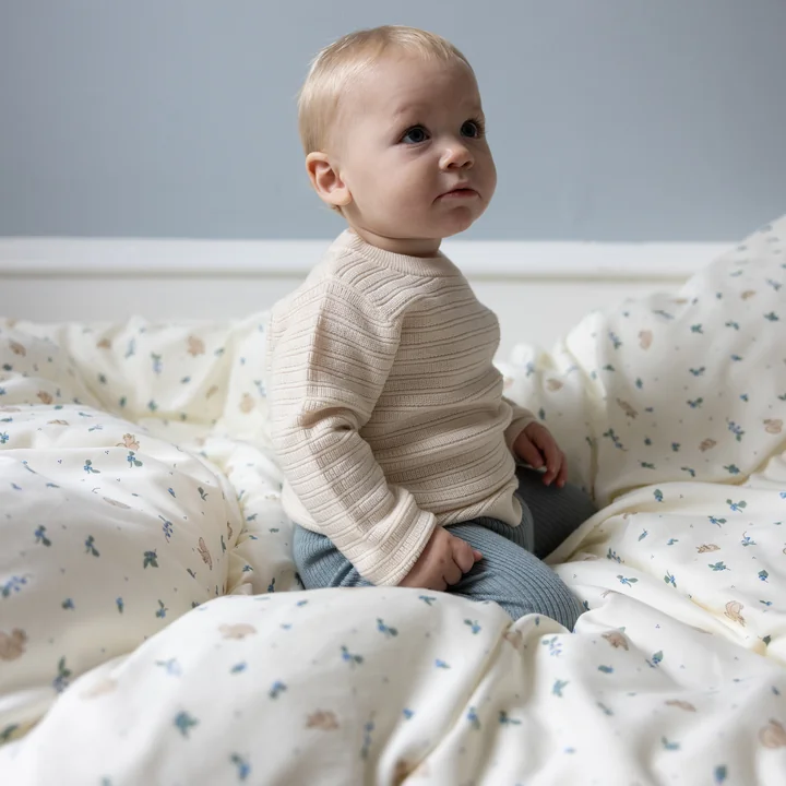 Cam Cam Copenhagen - Junior Bed linen, 100 x 140 cm, blueberries