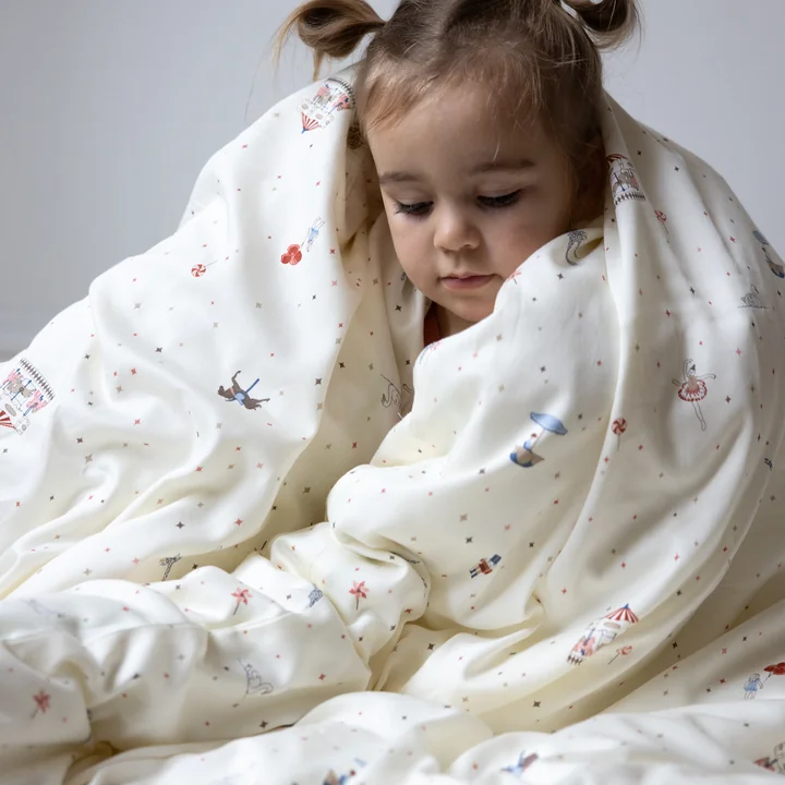 Cam Cam Copenhagen - Junior Bed linen, 100 x 140 cm, carousel