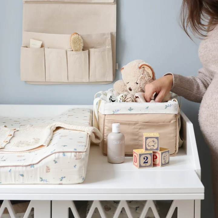Cam Cam Copenhagen - Carrying box for diapers, blueberries