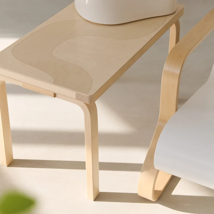 Artek - Bench 153B, seireeni, natural birch