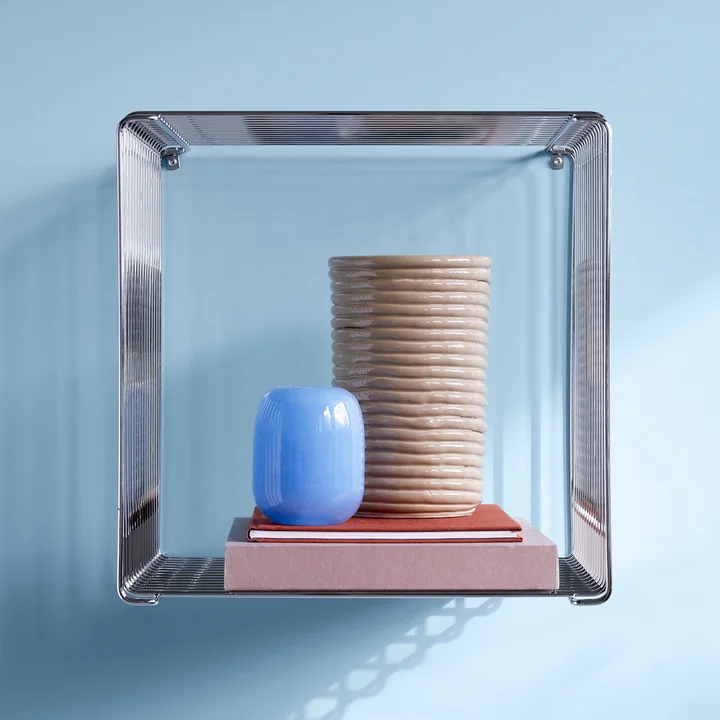 Montana - Panton Wire Shelf / side table 34.8 cm, chrome