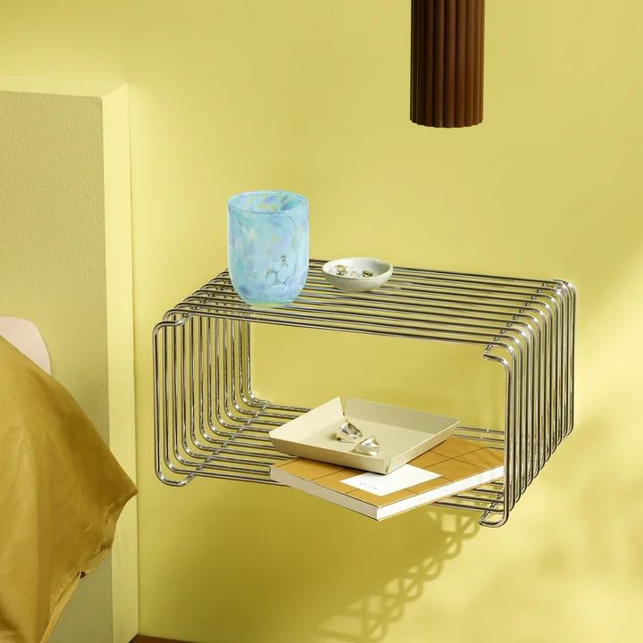 Montana - Panton Wire Half Height Shelf 25.7 cm, chrome