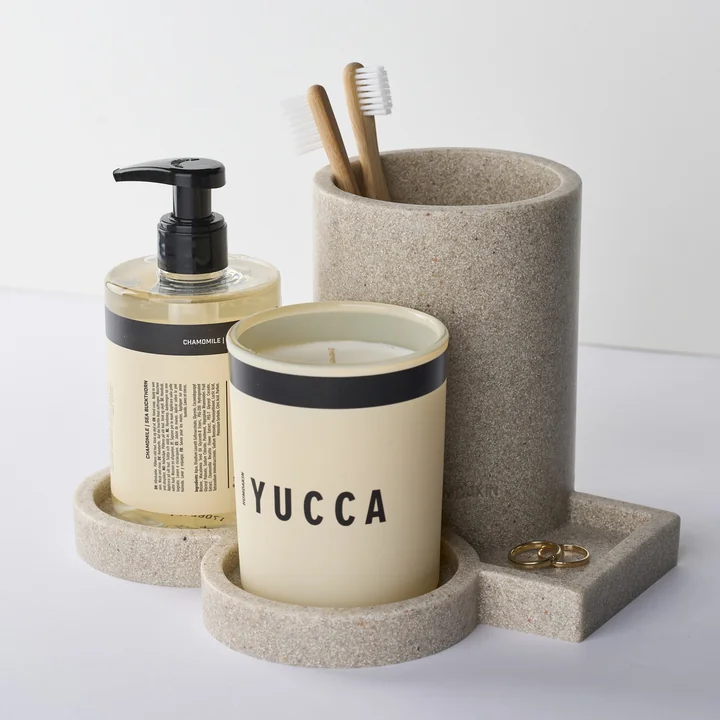 Humdakin - Sandstone sink organizer with 4 shelves, natural