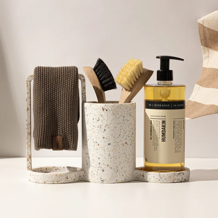 Humdakin - Terrazzo dishwasher rack, natural