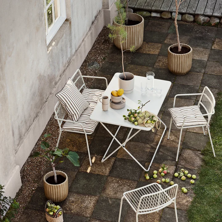 Broste Copenhagen - Fiber Plant pots, antique beige