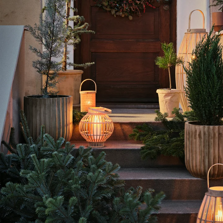 Broste Copenhagen - Fiber Plant pots, antique beige