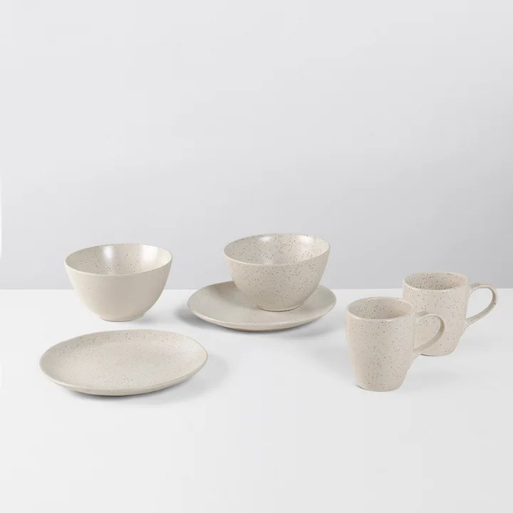 Broste Copenhagen - Nordic Vanilla Tableware set
