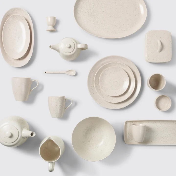 Broste Copenhagen - Nordic Vanilla Tableware set