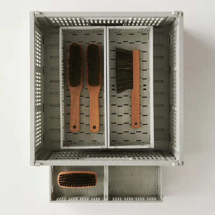 HAY - Color Crate baskets, grey