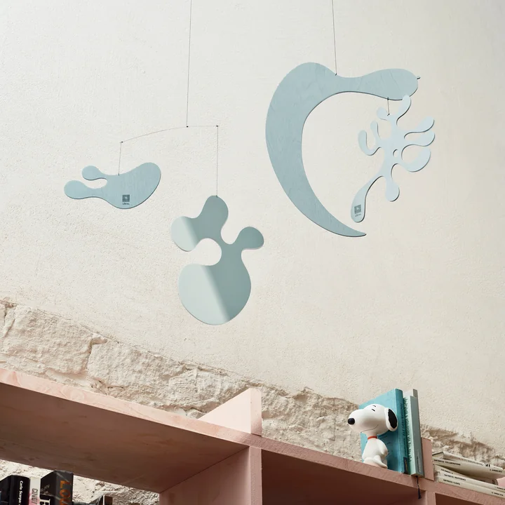 Vitra - Eames Plywood Mobile, Model AL and C, ice gray