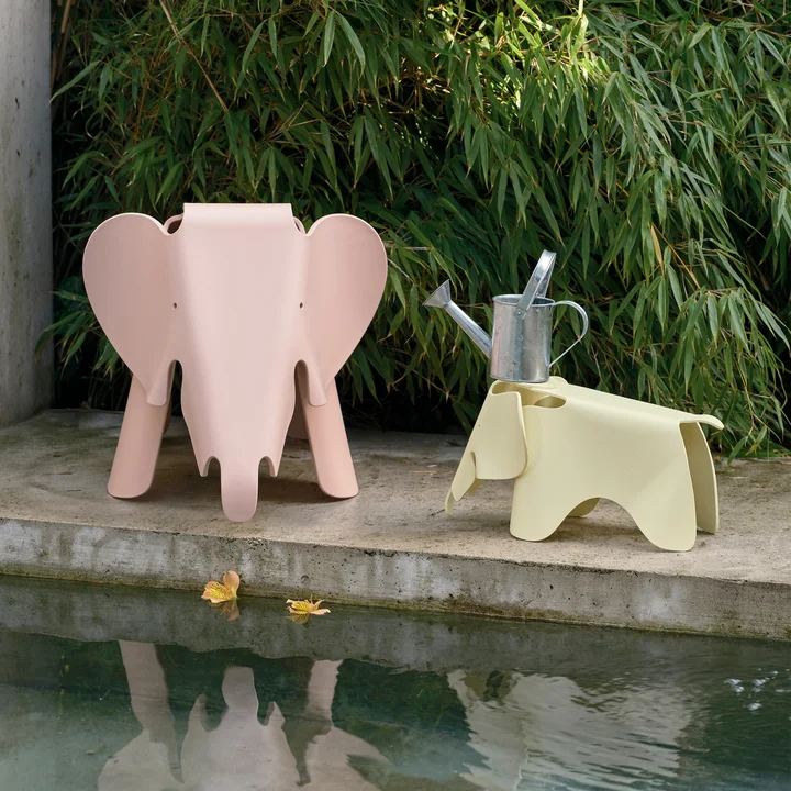 Vitra - Eames Elephant RE, pale rose and canary