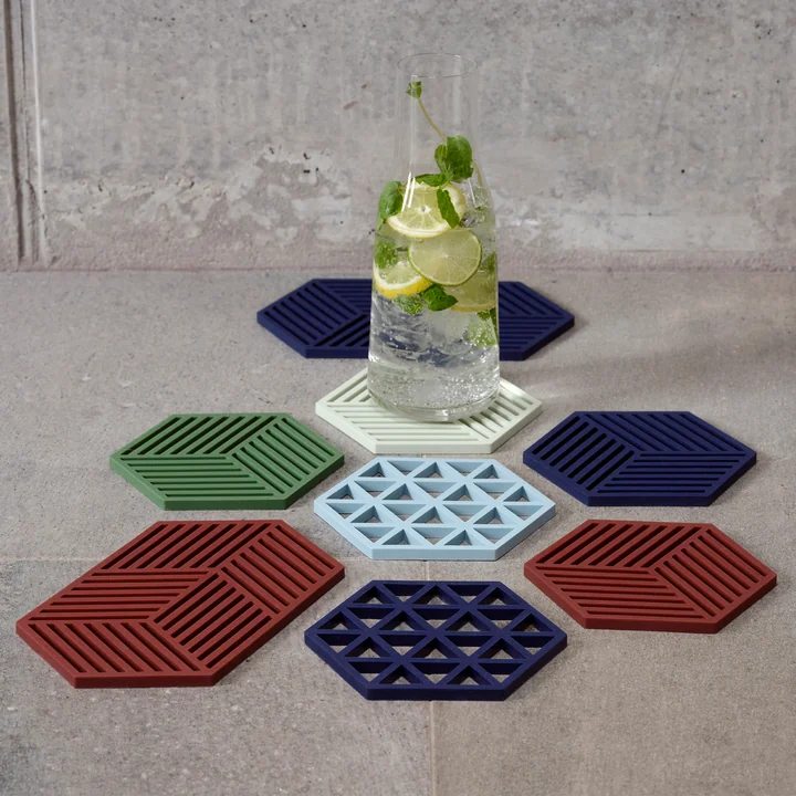 Zone Denmark - Hexagon and Triangle coasters