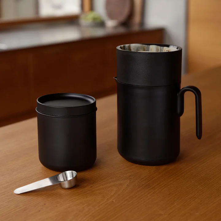 Zone Denmark - Singles Coffee tin with spoon, black