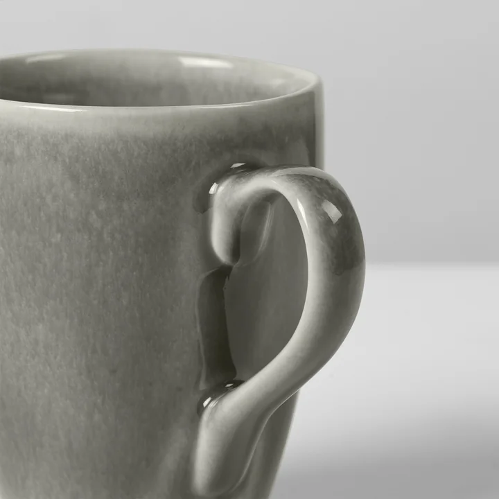Broste Copenhagen - Nordic Rain Cup with handle, 25 cl, gray