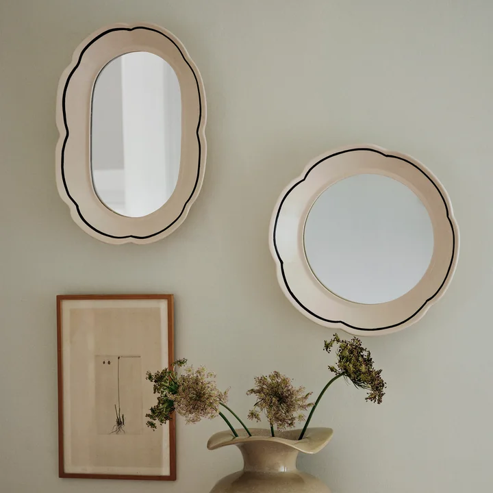 Broste Copenhagen - Hilma Mirror, off white