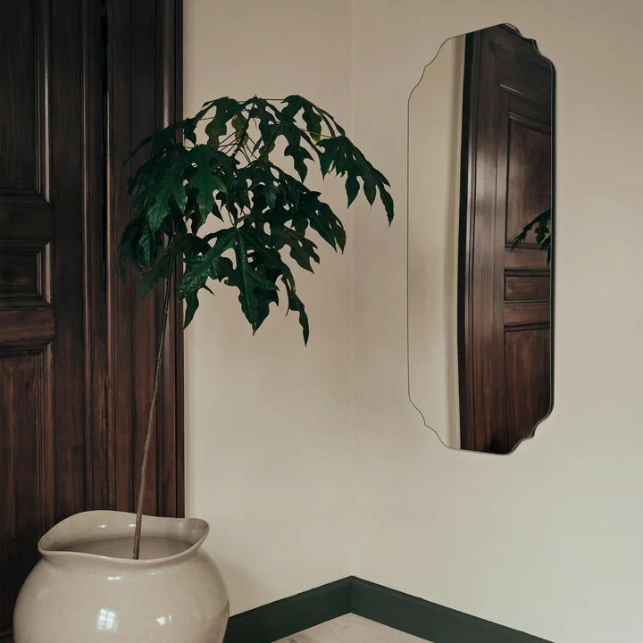 Broste Copenhagen - Lulu Wall mirror, 50 x 120 cm, black