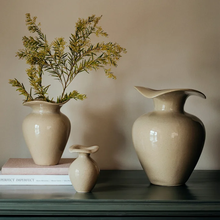Broste Copenhagen - Florentina vases, beige