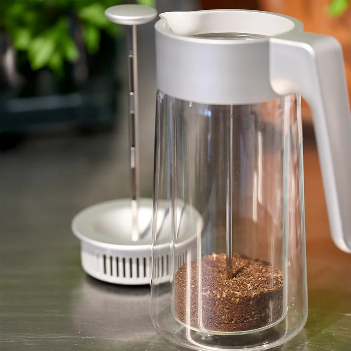 Jacob Jensen - Press filter jug, 0.8 l, silver