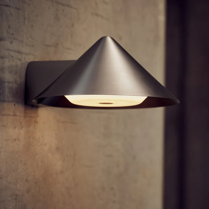 Frandsen - Grasp LED rechargeable wall light, brushed stainless steel