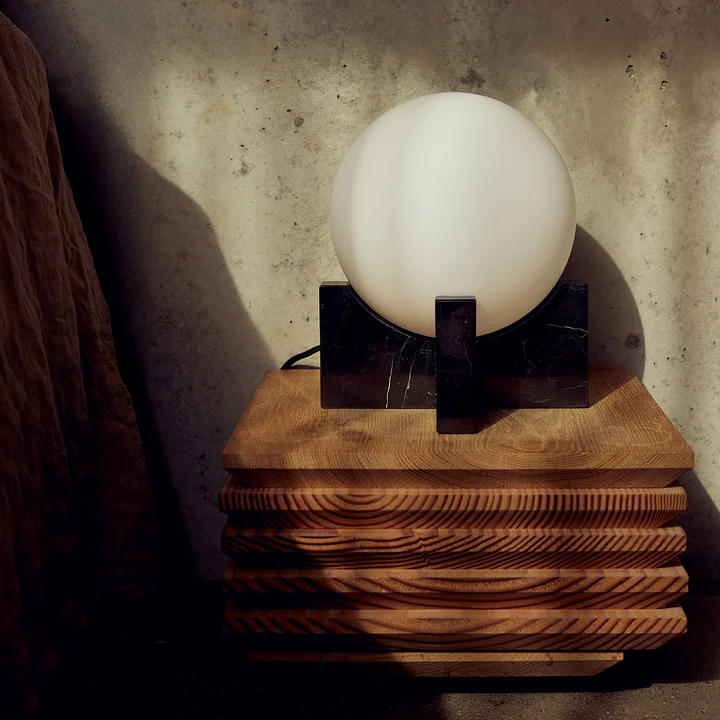 Frandsen - Hito Table lamp / wall lamp, black and white