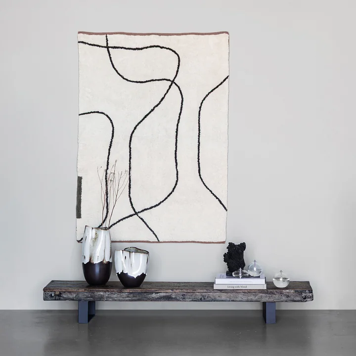 Mette Ditmer - Shadow Rug, 100 x 140 cm, off-white