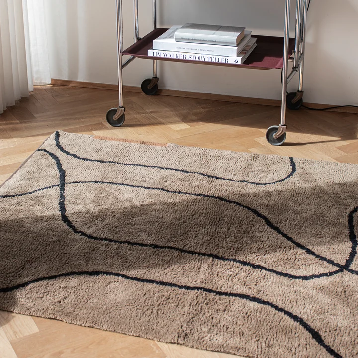 Mette Ditmer - Shadow Rug, 100 x 140 cm, brown