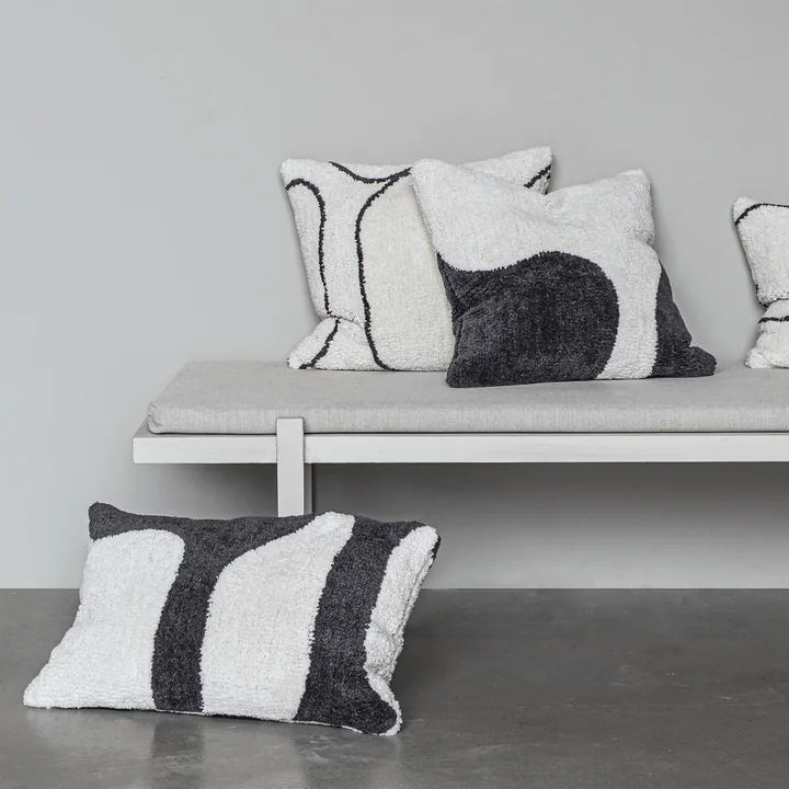 Mette Ditmer - Figura Tufted cushion cover, off-white